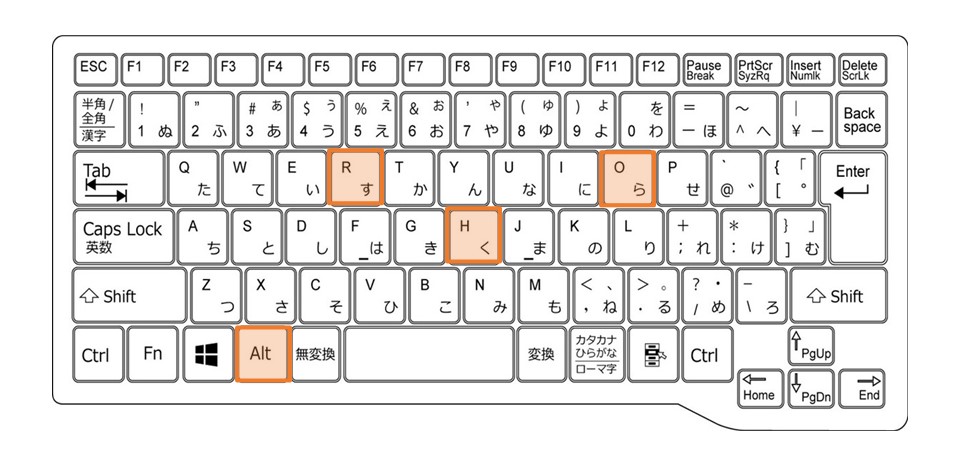 Windowsノート_シート名の変更_ショートカット