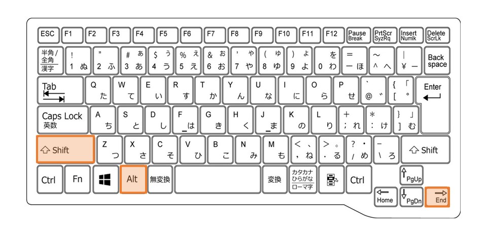 Windowsノート_グループ化する_ショートカット