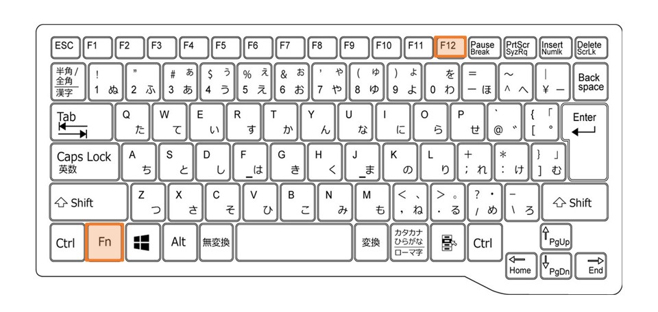 Windowsノート_名前を付けて保存_ショートカット