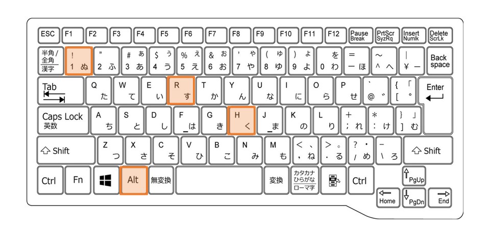 Windowsノート_コメントの表示切り替え_ショートカット